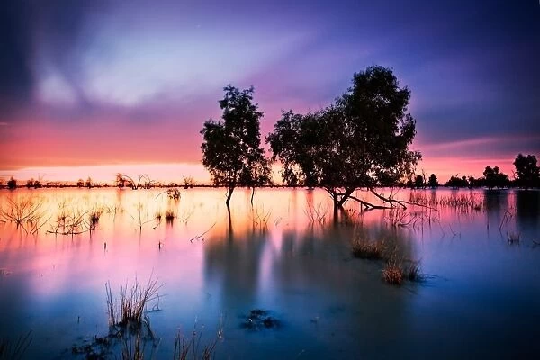 Menindee Lakes after Sunset, Australian Outback