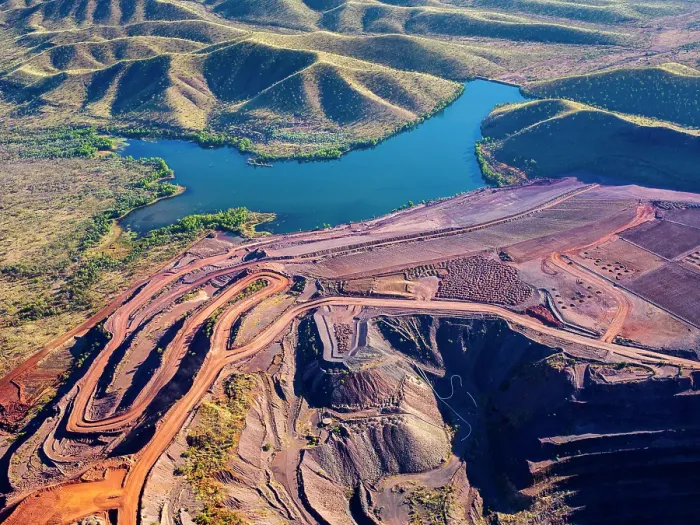 Framed Print : Argyle Diamond Mine Aerial View Print Framed Print : Argyle Diamond Mine Aerial View Print