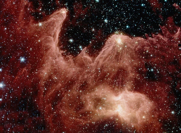 Mountains of creation from space telescope