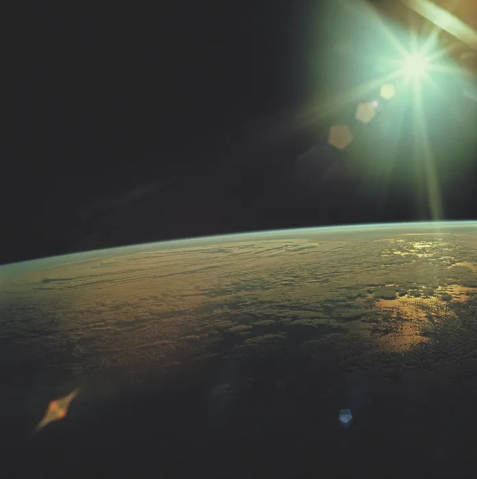 Framed Print : Earth Print from Apollo 11 Orbit Framed Print : Earth Print from Apollo 11 Orbit