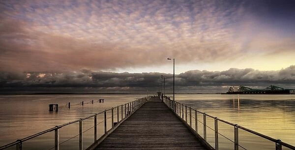 Sunrise at Boston Bay, Port Lincoln Jetty, Eyre Peninsula, South Australia