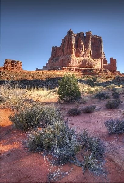 A view of Arches National Park, which is situated in the South-western region of the United States, in the state of Utah