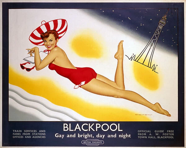 Blackpool, BR poster, 1960