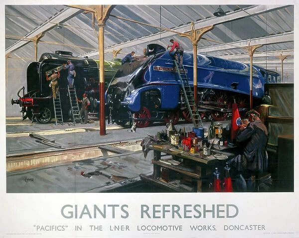Giants Refreshed, LNER poster, 1923-1948
