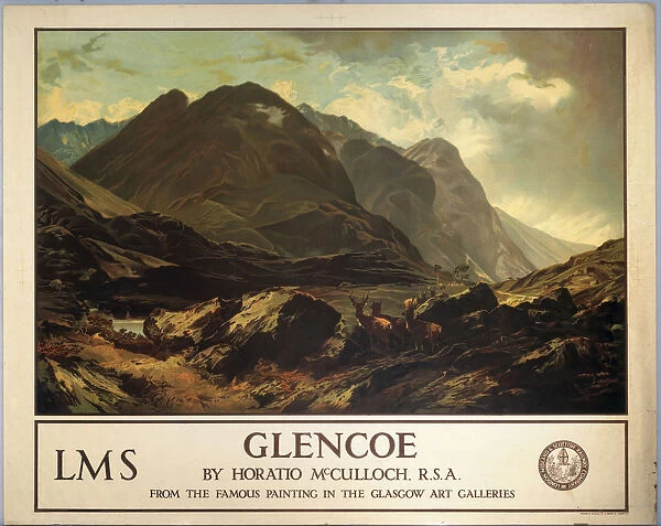 Glencoe, LMS poster, c 1940s