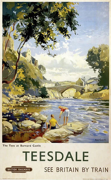 Teesdale, BR (NER) poster, 1958