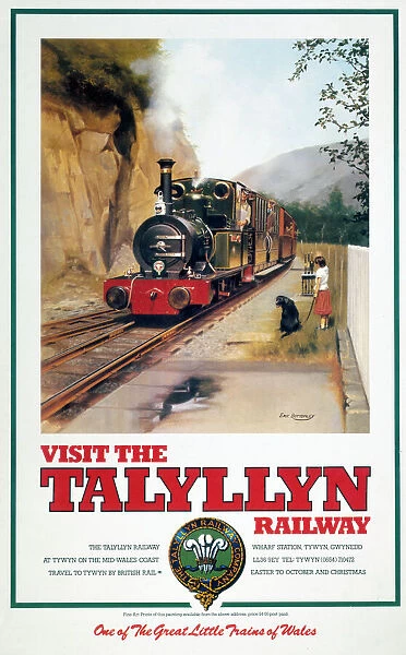 Visit the Talyllyn Railway TR poster, 199