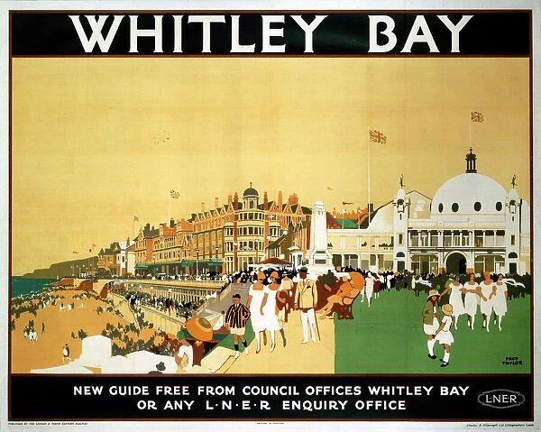 Whitley Bay, LNER poster, 1930