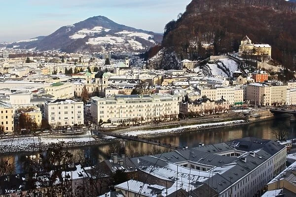 Aerial view from Salzburg