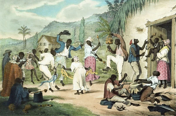 African Trinidadians Dancing and Singing