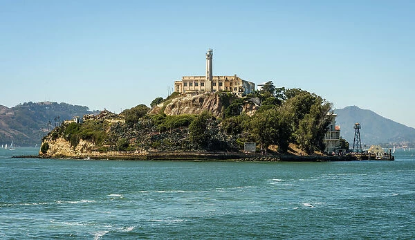 Alcatraz. The island of Alcatraz