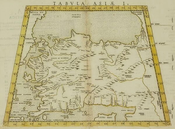 Antique map of Turkey and the Black Sea