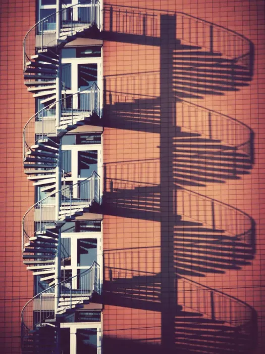 Framed Print : Spiralling II Staircase Print Framed Print : Spiralling II Staircase Print