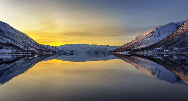 Arctic Sunset over Kvaloya