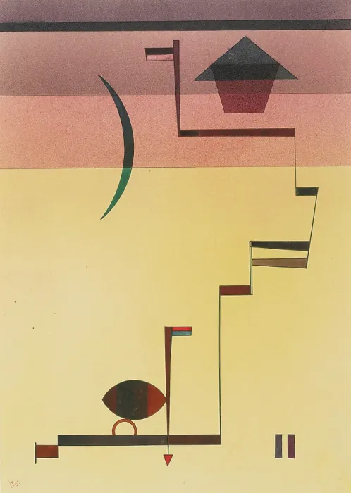 Framed Print : Angular Eckig Print by Wassily Kandinsky Framed Print : Angular Eckig Print by Wassily Kandinsky