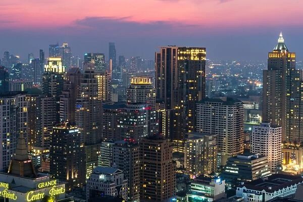 Bangkok cityscape, business district