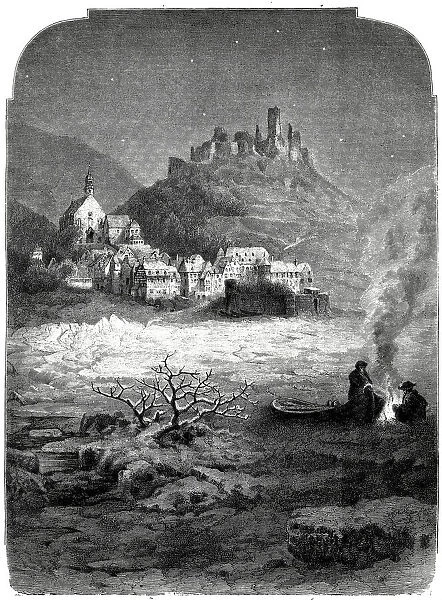 Beilstein at the Mosel, at the ice course