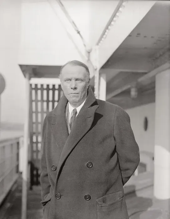 Framed Print : Sinclair Lewis Posing on Deck Print Framed Print : Sinclair Lewis Posing on Deck Print