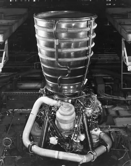Framed Print : Large Engine For Rocket (Print)