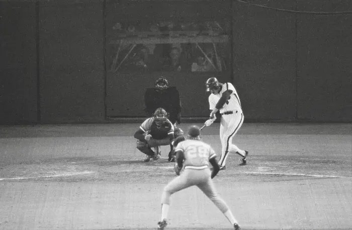 Framed Print : Mike Schmidt Hitting a Double Print Framed Print : Mike Schmidt Hitting a Double Print
