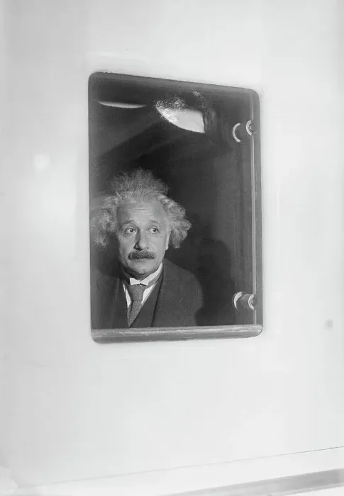 Framed Print : Albert Einstein Aboard Ocean Liner Print Framed Print : Albert Einstein Aboard Ocean Liner Print