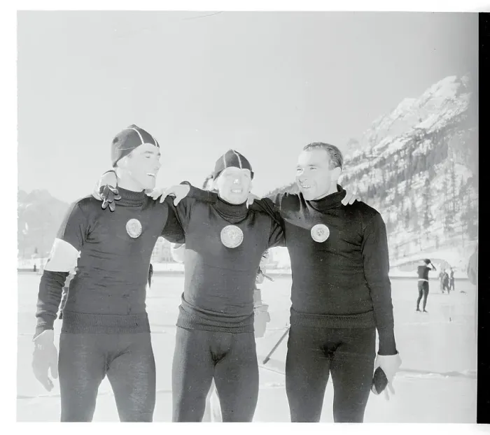 Framed Print : Soviet Skaters Posing at Olympic Practice Session Print Framed Print : Soviet Skaters Posing at Olympic Practice Session Print