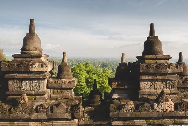 Borobudur ancient wall