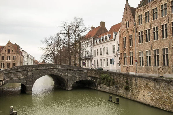 Bridge over a canal in Bruges