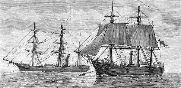 British Arctic Expedition with ships Alert and Discovery in Portsmouth 1875