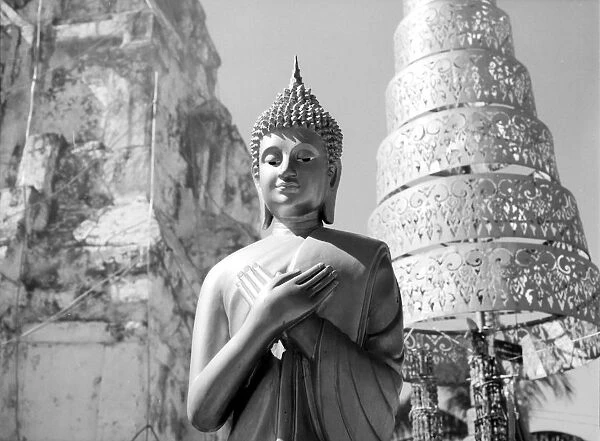 Buddha statue and Pagoda