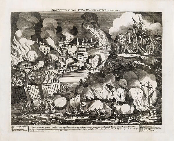 The Burning of the City of Washington, 1814