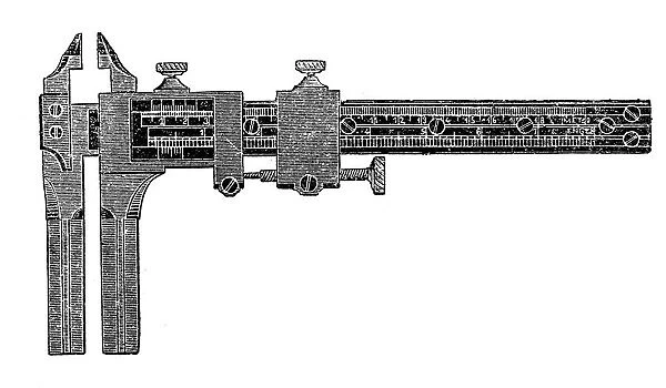 Calipers. Illustration of a Calipers