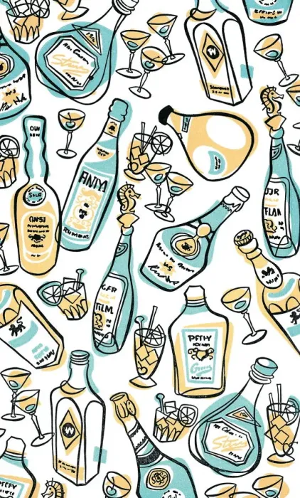 Framed Print : Bottle Pattern Print Framed Print : Bottle Pattern Print