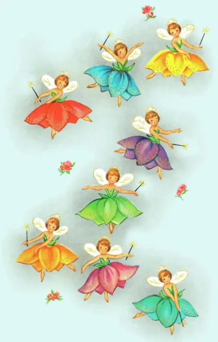 Framed Print : Fairy Pattern Art Print
