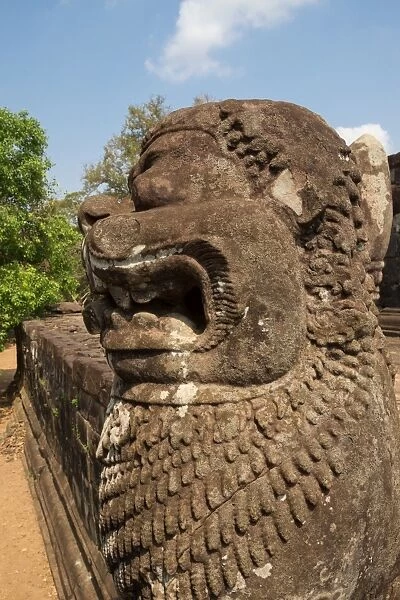 Carving at Bakong temple