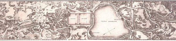 Central Park Plan, circa 1858