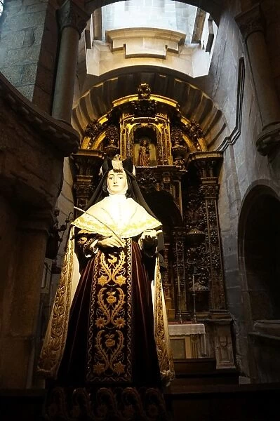 Chapel & Figurine, Cathedral of Santiago de Compostela, Spain