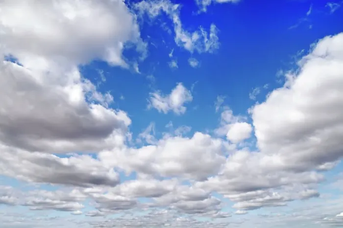 Framed Print : Cloud Filled Blue Sky Print Framed Print : Cloud Filled Blue Sky Print