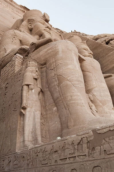 Colossus of Ramses II at the Great Temple of Abu Simbel