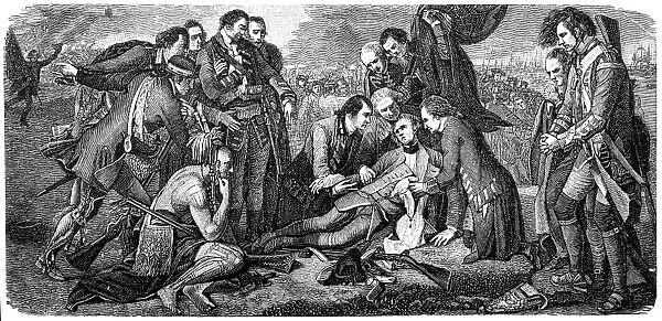 Death of General Wolfe in the Battle of Quebec