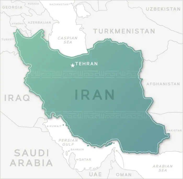 Framed Print : Iran Map Print: Digital Vision Vectors Framed Print : Iran Map Print: Digital Vision Vectors
