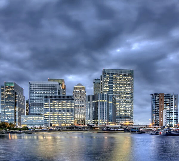 Docklands Financial District, London