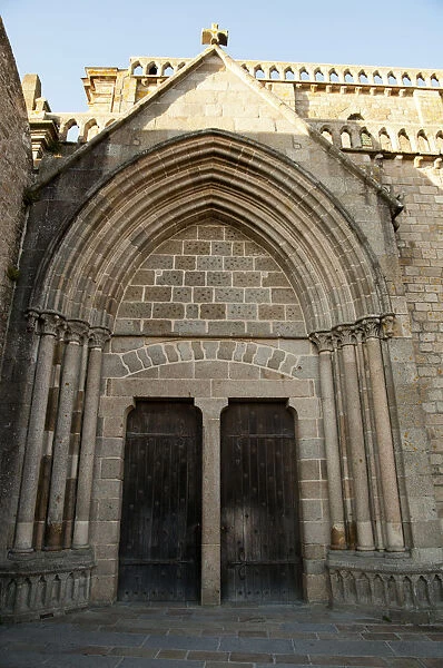 Door of Church Mont Saint-Michel