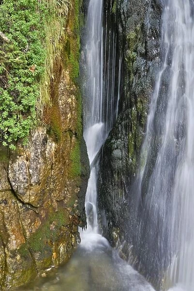 Doser waterfall in Haselgehr, Lech valley, Tyrol, Austria