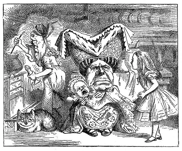 Duchess and the crying baby - Alice in Wonderland 1897