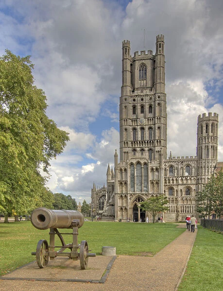 Ely Cathedral and Cannon