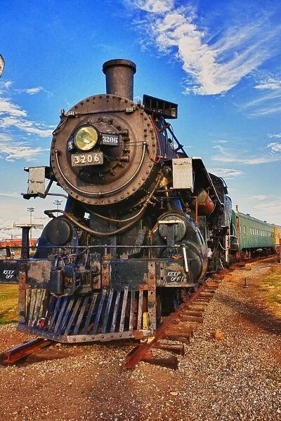 engine, old train, tracks, trains
