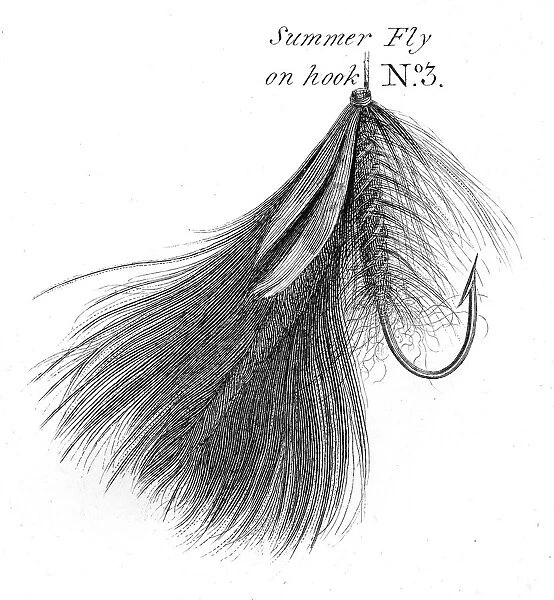 Fishing hook engraving 1812