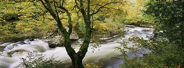 A flowing river, Snowdonia, Wales, UK