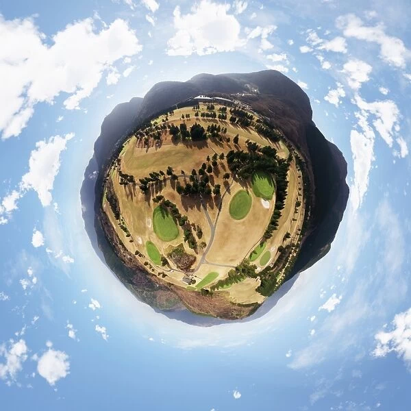 Hakone Yunohana Golf Courses 360 Aerial Little Planet